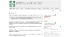 Desktop Screenshot of cornwallgardenstrust.org.uk