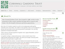 Tablet Screenshot of cornwallgardenstrust.org.uk